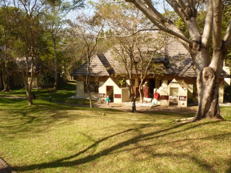 The Chalet set amongst the trees
