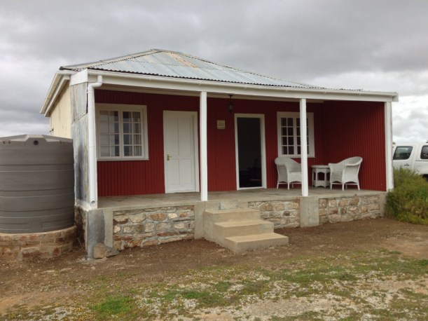 Sinkhuisie (Tin House) accommodation at De Lande farm