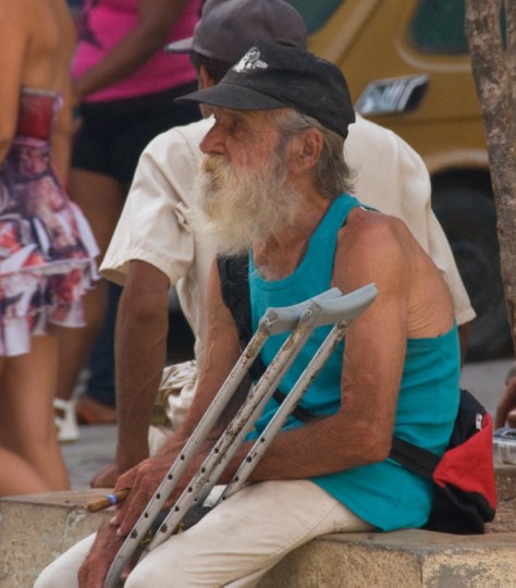 Havana  local - Enjoying a cigar