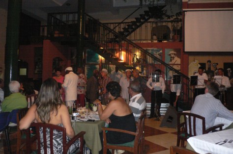 The restaurant frequented by Hemingway in his Havana days