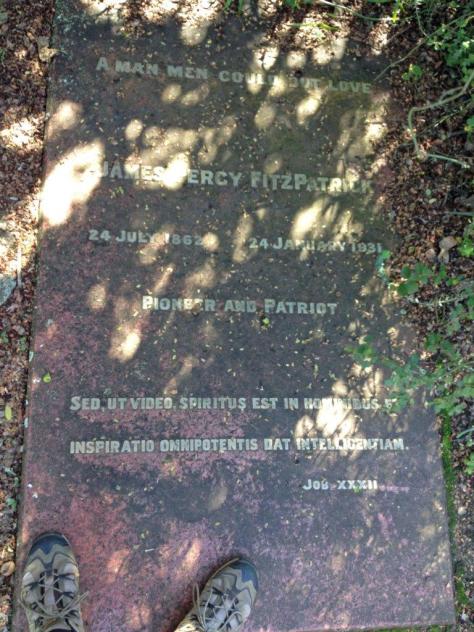The grave of Percy Fitzpatrick