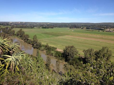 View over the countryside from 'The Lookout'