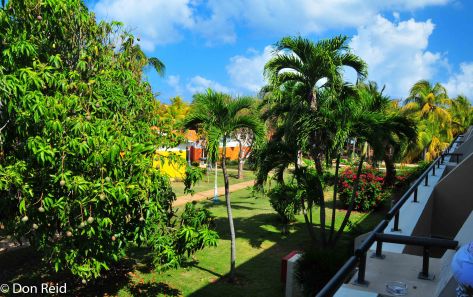 View from the balcony of our room