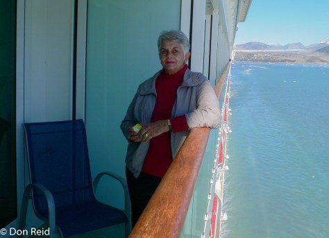 Gerda enjoying the merry go round