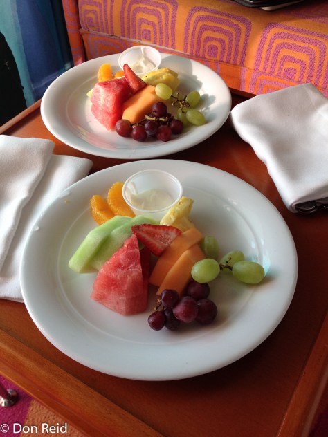 Breakfast in the stateroom