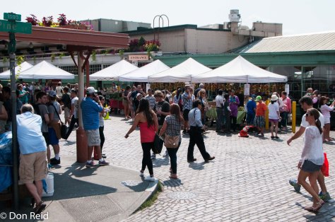 The waterfront market