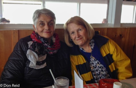 Gerda and Sam enjoyed the lunch at the Chowder House