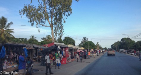 Village scene, Inhassoro - Beira road