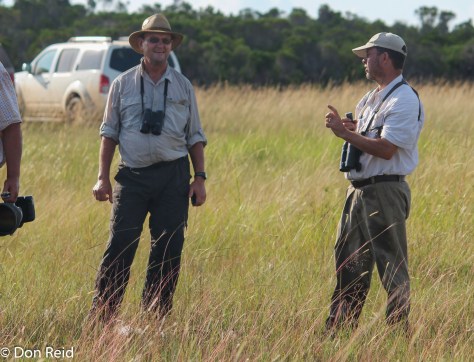 Don and Etienne at Rio Savane (Photo : Corne Rautenbach)