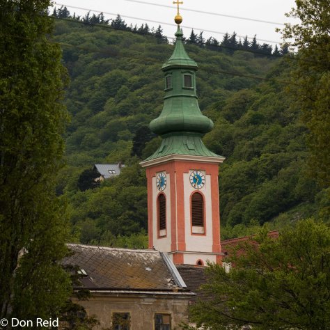 A small church near the river