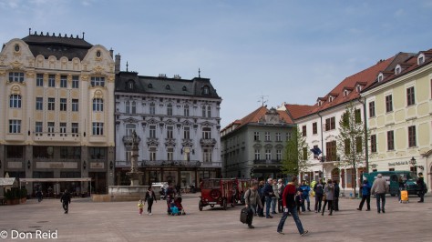 Bratislava old town - the Main Square