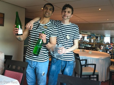 Waiters Zizi and Ivan - Pirates dinner