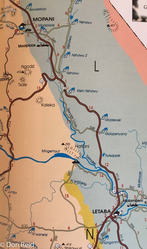 Letaba to Mooiplaas and Mopani