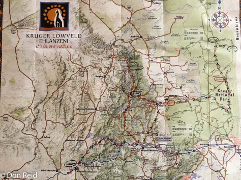 Route map Mpumulanga